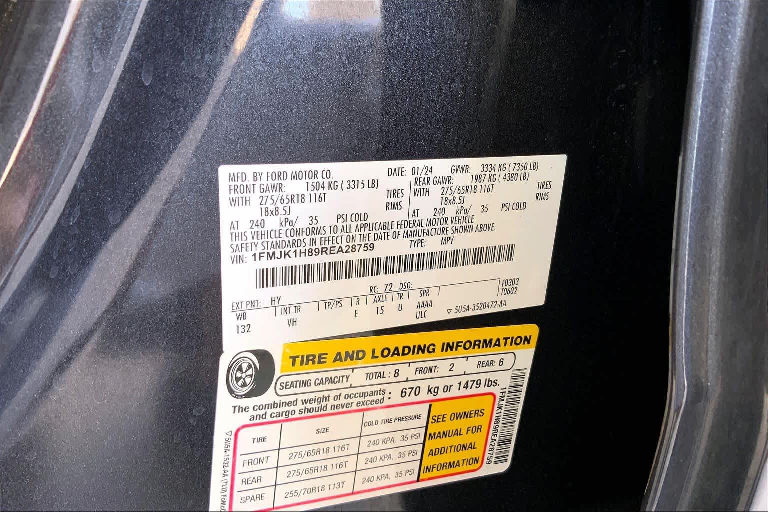 Used 2024 Ford Expedition Max XLT RWD image 34