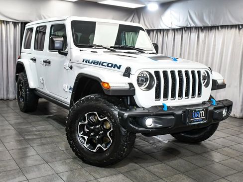 Used 2023 Jeep Wrangler Unlimited Rubicon 4xe w/ Steel Bumper Group AWD/4WD image 3