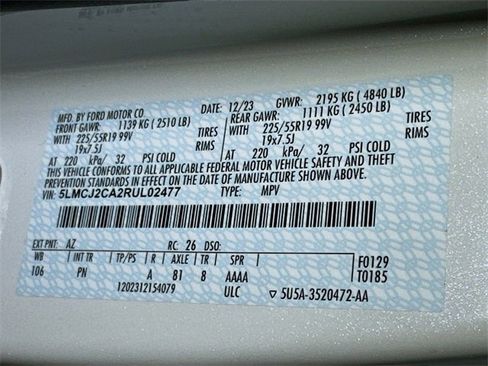 Used 2024 Lincoln Corsair Reserve w/ Equipment Group 201A image 16