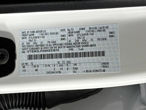 Used 2025 Ford F150 XLT w/ Equipment Group 301A Standard AWD/4WD image 28