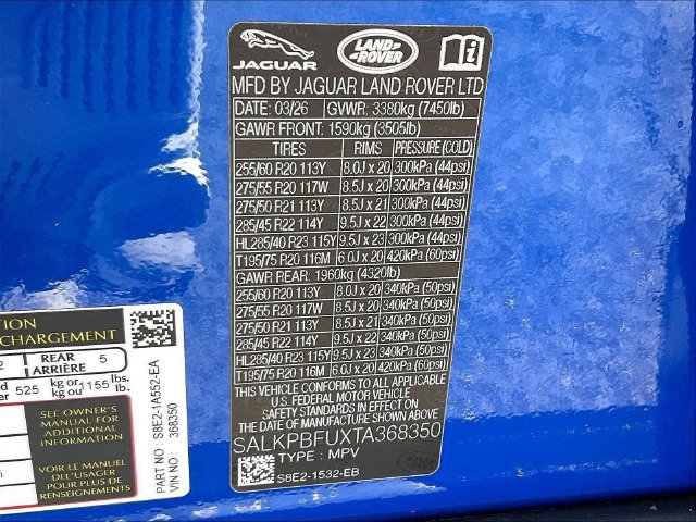 Used 2026 Land Rover Range Rover Long Wheelbase SE AWD/4WD image 21