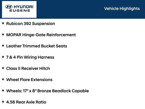 Used 2023 Jeep Wrangler Unlimited Rubicon 392 w/ Xtreme Recon 35" Tire Package image 15