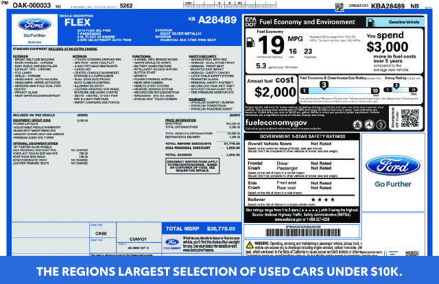Used 2019 Ford Flex SEL w/ Equipment Group 202A FWD image 3
