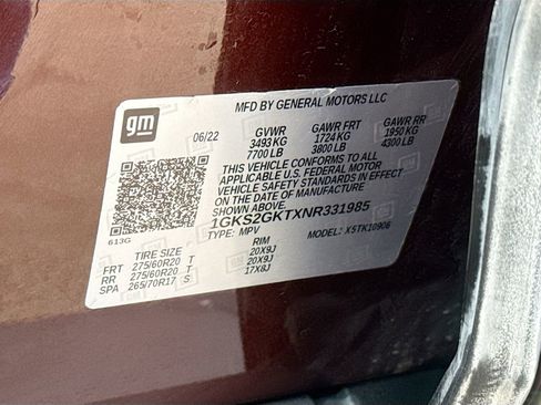 Used 2022 GMC Yukon XL SLT w/ SLT Premium Package image 40