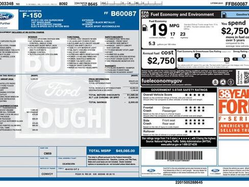 Used 2015 Ford F150 XLT w/ Equipment Group 302A Luxury AWD/4WD image 5