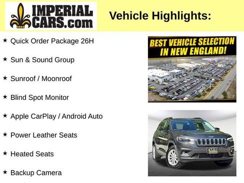 Used 2022 Jeep Cherokee Latitude Lux w/ Sun & Sound Group AWD/4WD image 8