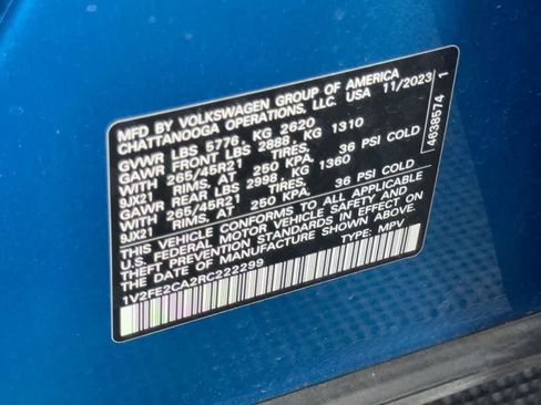 Certified 2024 Volkswagen Atlas Cross Sport SEL Premium R-Line AWD/4WD image 29