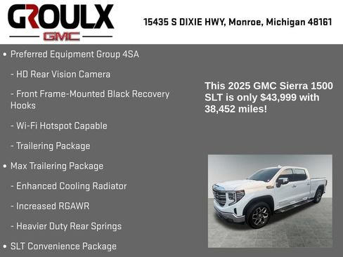Used 2025 GMC Sierra 1500 SLT w/ SLT Premium Package AWD/4WD image 29