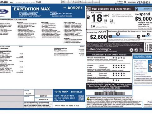 New 2027 Ford Expedition Max Platinum w/ Driver's Package AWD/4WD image 27