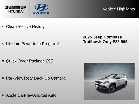 Used 2025 Jeep Compass Trailhawk AWD/4WD image 8