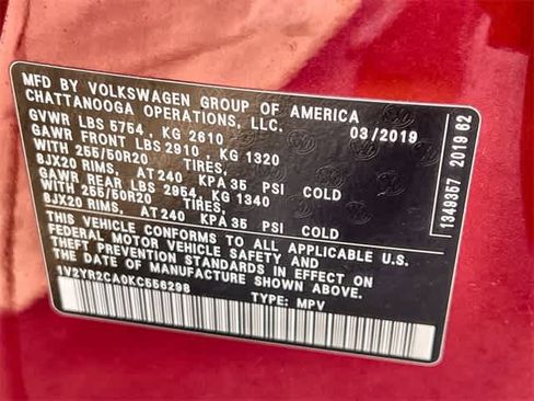Used 2019 Volkswagen Atlas SE w/ Towing Package image 22