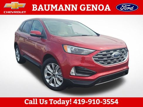 Used 2023 Ford Edge Titanium w/ Class II Trailer Tow Package AWD/4WD image 1