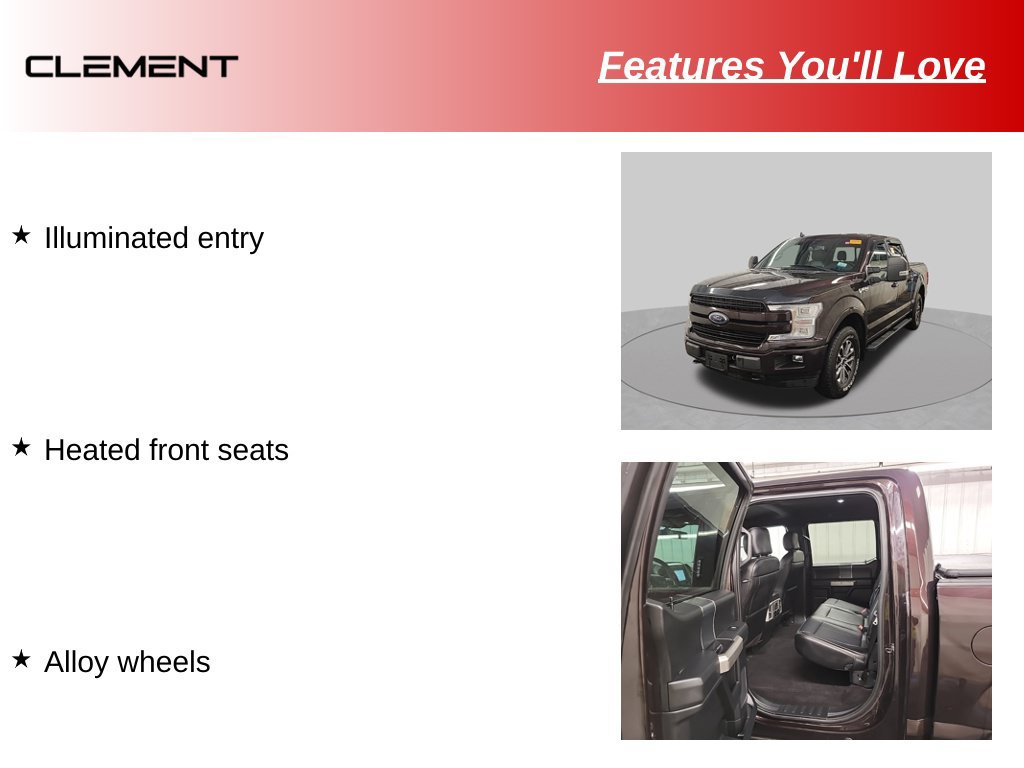 Used 2019 Ford F150 Lariat w/ Equipment Group 502A Luxury AWD/4WD image 9