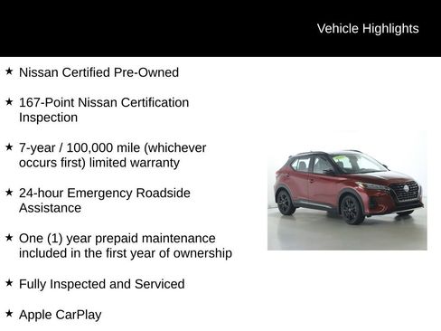 Certified 2023 Nissan Kicks SR w/ SR Premium Package FWD image 4