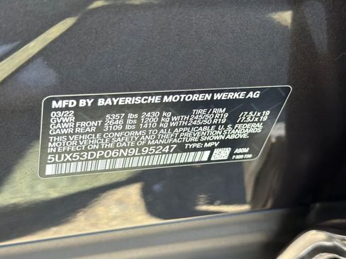 Used 2022 BMW X3 xDrive30i w/ Premium Package 2 AWD/4WD image 34