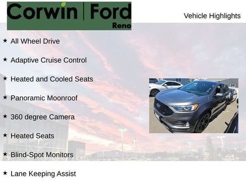 Used 2022 Ford Edge ST w/ Equipment Group 401A AWD/4WD image 7