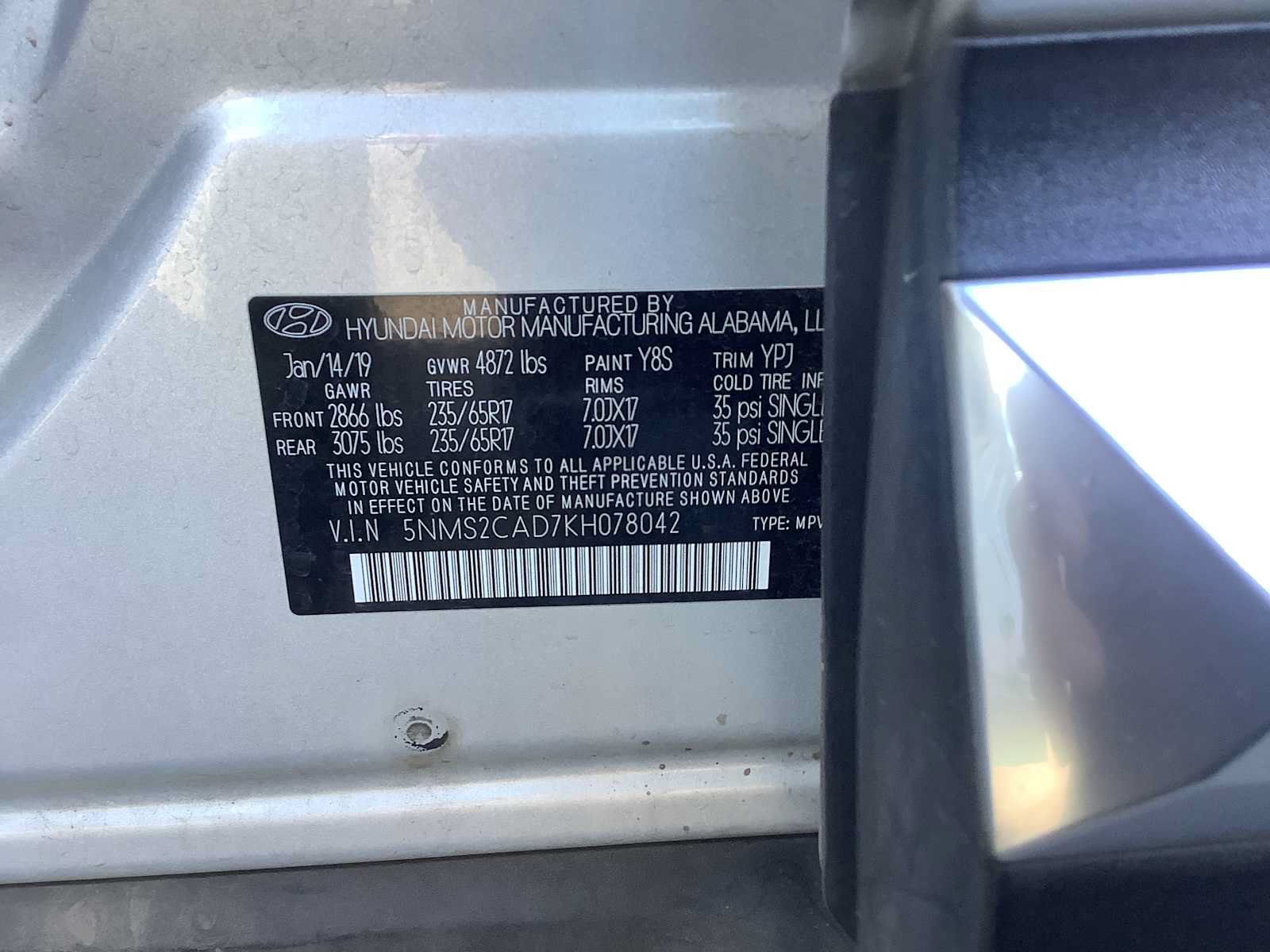 Used 2019 Hyundai Santa Fe SE AWD/4WD image 10