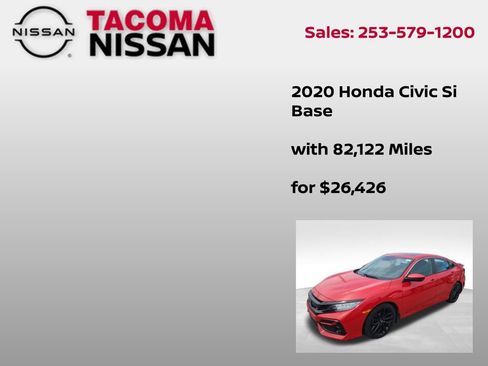 Used 2020 Honda Civic Si image 7