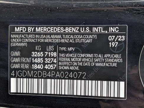 Certified 2023 Mercedes-Benz EQS 450+ SUV image 24