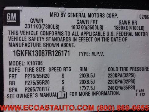 Used 2007 GMC Yukon SLT w/ SLT Preferred Equipment Group image 16