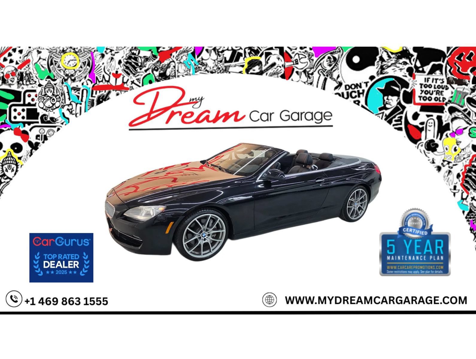 Used 2012 BMW 650i Convertible RWD image 1