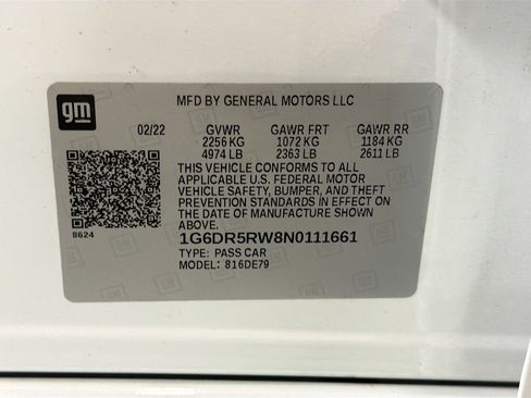 Used 2022 Cadillac CT5 V w/ LPO, ONYX Package image 13