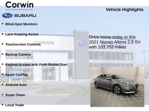 Used 2021 Nissan Altima 2.5 SV image 6