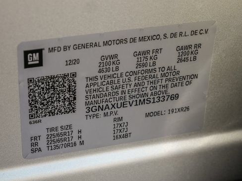 Used 2021 Chevrolet Equinox LT AWD/4WD image 34