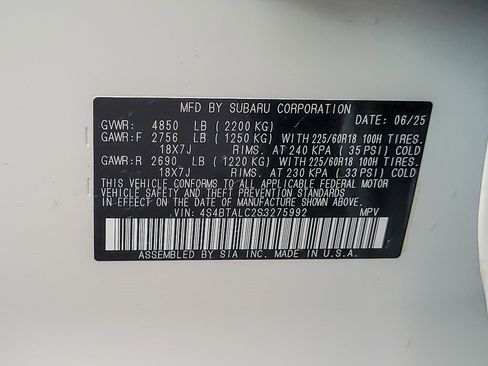 Certified 2025 Subaru Outback Onyx Edition image 21