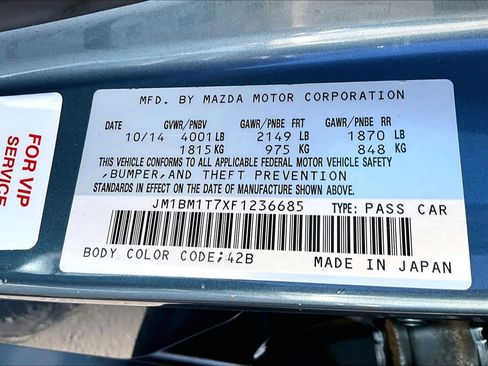 Used 2015 MAZDA MAZDA3 i SV image 35