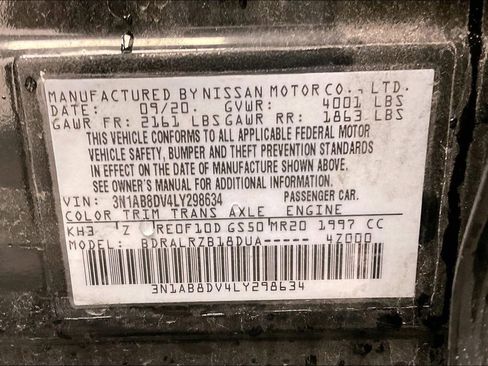 Certified 2020 Nissan Sentra SR image 27