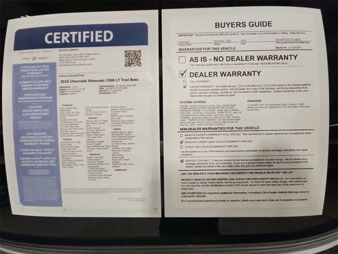 Certified 2026 Chevrolet Silverado 1500 LT Trail Boss w/ LT Trail Boss Premium Package image 37