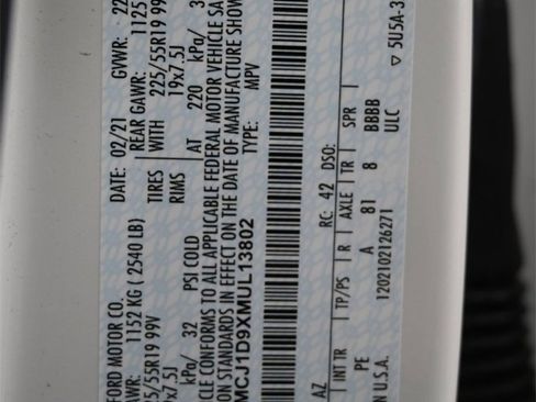 Used 2021 Lincoln Corsair AWD w/ Premium Package image 61