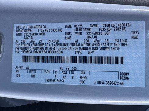 Used 2025 Ford Escape ST-Line Select image 42