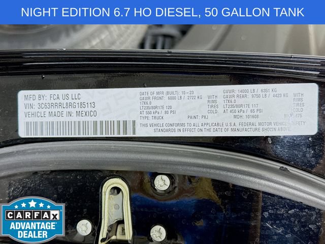 Used 2024 RAM 3500 Limited w/ Night Edition AWD/4WD image 32