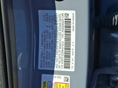 Certified 2022 Honda Civic Si image 19