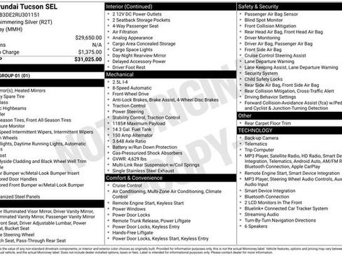 Used 2024 Hyundai Tucson SEL FWD image 30