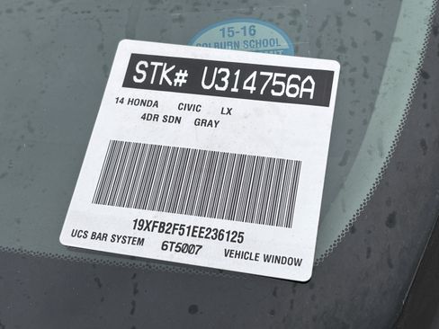 Used 2014 Honda Civic LX image 4