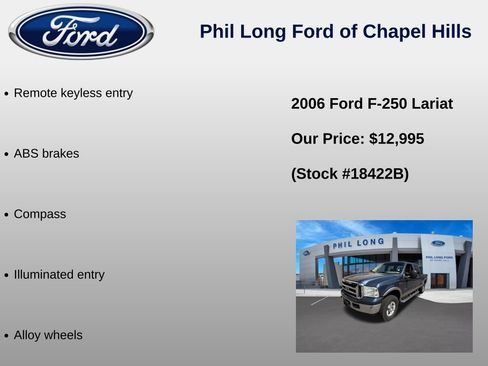 Used 2006 Ford F250 Lariat AWD/4WD image 8