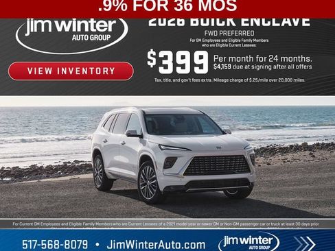 New 2026 Buick Enclave Preferred w/ Power Package AWD/4WD image 3