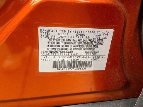 Used 2021 Nissan Kicks SR w/ Interior Electronics Package image 14