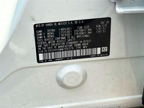 Used 2021 Honda HR-V EX image 34