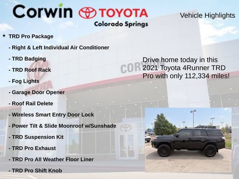 Used 2021 Toyota 4Runner TRD Pro AWD/4WD image 6