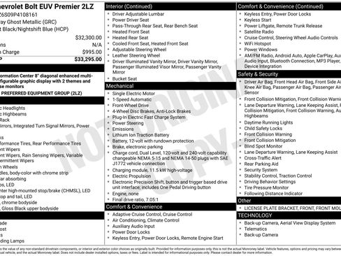 Used 2023 Chevrolet Bolt EUV Premier FWD image 2