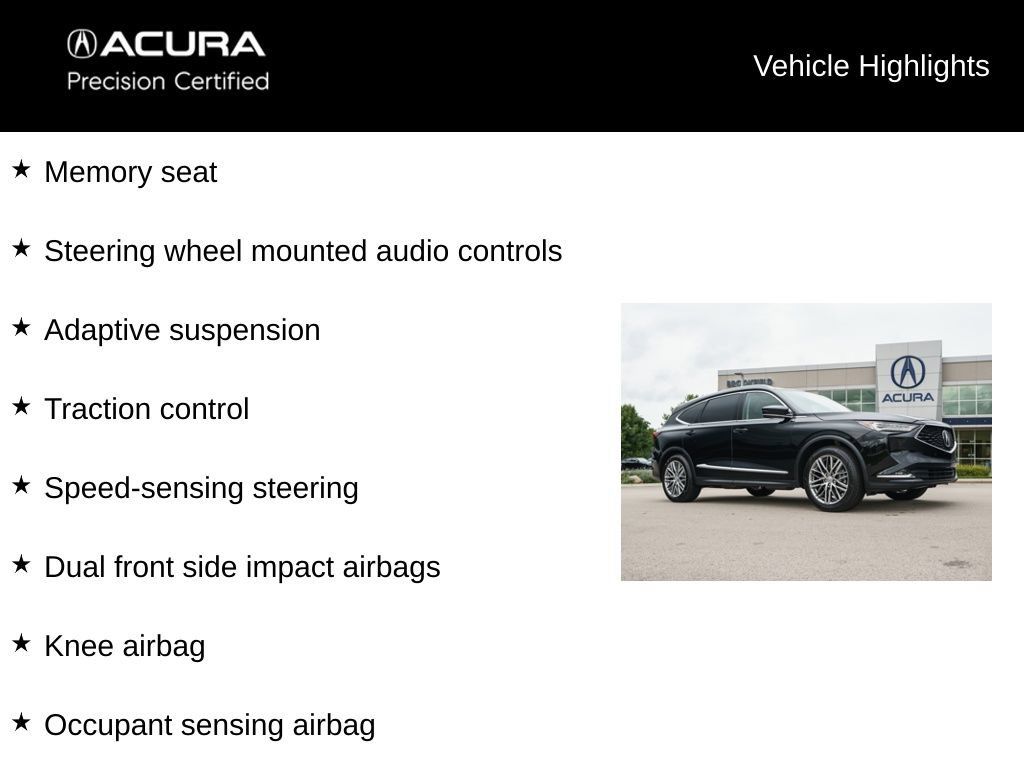 Certified 2024 Acura MDX w/ Advance Package AWD/4WD image 9