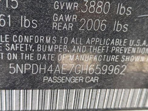 Used 2016 Hyundai Elantra SE w/ Option Group 02 image 16