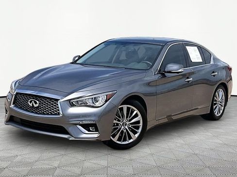 Used 2023 INFINITI Q50 Luxe w/ Cargo Package RWD image 1