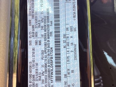 New 2025 Ford F150 XLT w/ Equipment Group 301A Standard image 68