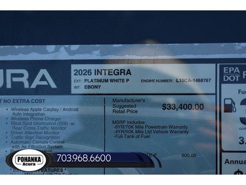New 2026 Acura Integra Base image 36
