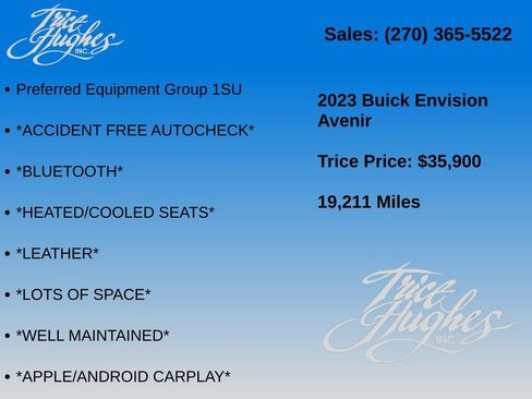 Used 2023 Buick Envision Avenir AWD/4WD image 7
